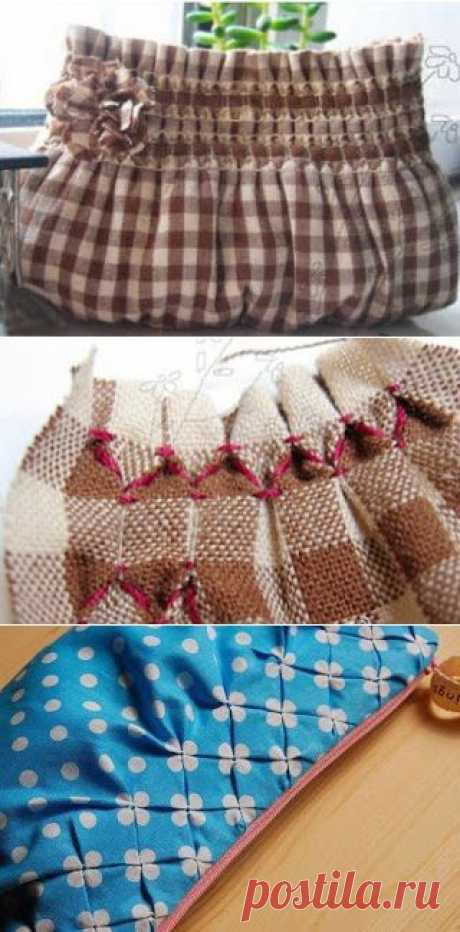 КЛАТЧ ИЛИ КОСМЕТИЧКА С БУФАМИ !!!  **Симпатично и эффектно.