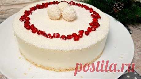 БЕЗ ДУХОВКИ Потрясающий Торт "РАФАЭЛЛО" за 5 МИНУТ с Творога!Cake in 5 minutes