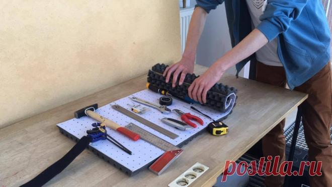 Ролл-органайзер для инструментов своими руками