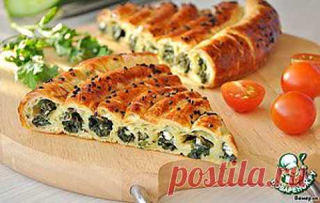 Пирог со шпинатом и сыром - кулинарный рецепт