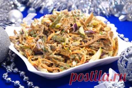 Салат «Зимушка» – Пошаговый рецепт с фото. Новогодние рецепты 2020. Вкусные рецепты с фото. Салаты на Новый год