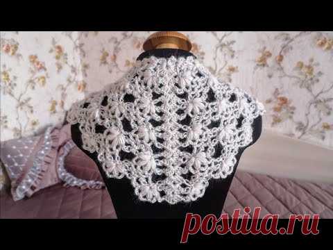 ✨Роскошь шаг за шагом✨//Воздушная шаль крючком//Crochet shawl