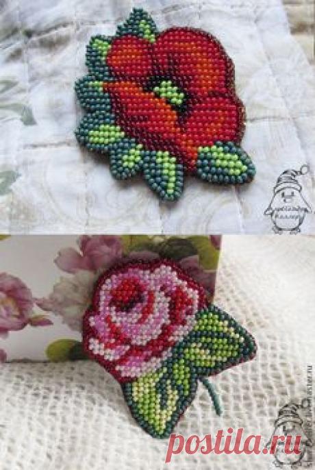 Схема для вышивки крестиком бисером