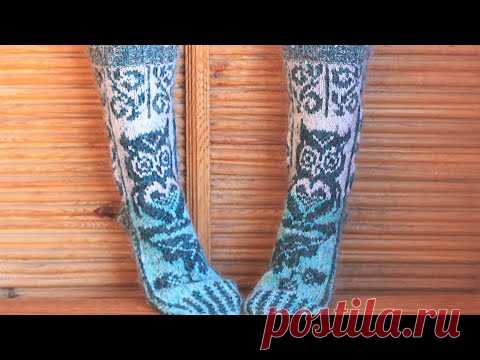 Носки жаккардом. Часть 1. Обзор, пряжа, схемы