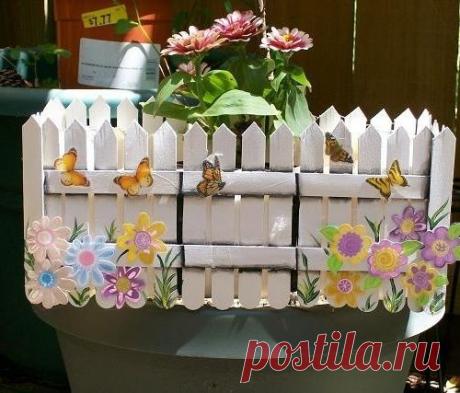 КРАСИВОСТИ ДЛЯ ДАЧИ ИЗ ПОДРУЧНОГО МАТЕРИАЛА