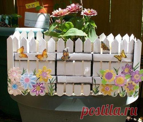 КРАСИВОСТИ ДЛЯ ДАЧИ ИЗ ПОДРУЧНОГО МАТЕРИАЛА