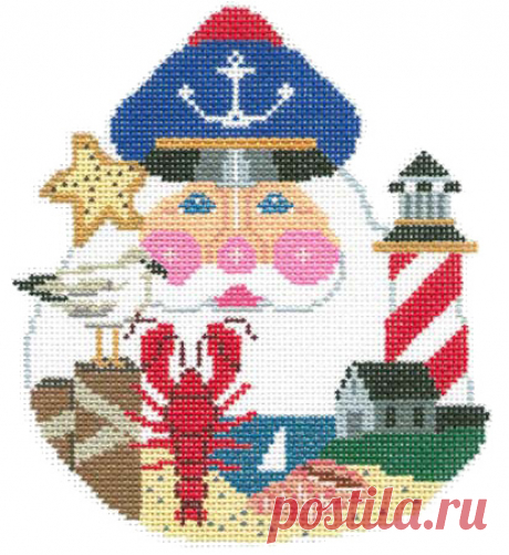 Papá Noel y patines - Shelly Tribbey Designs