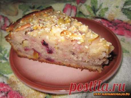 Яблочный пирог с иргой