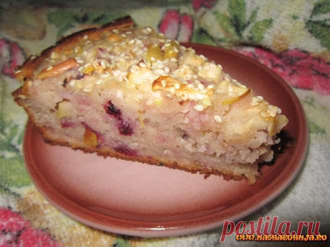 Яблочный пирог с иргой