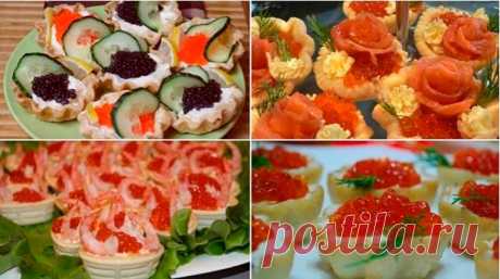 ТАРТАЛЕТКИ с начинкой на ПРАЗДНИЧНЫЙ стол. ТОП-20 самых вкусных рецептов!