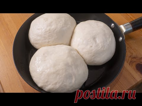 Самое быстрое и вкусное дрожжевое тесто. Три вида хлеба из одного теста.