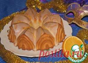 Апельсиновый кекс на белках - кулинарный рецепт