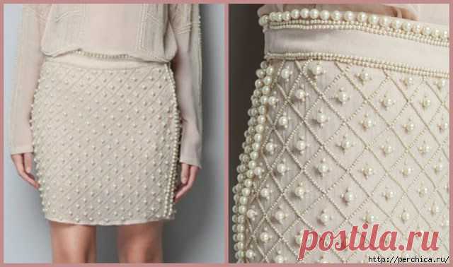 Нарядная одежда, вышитая жемчугом — Рукоделие