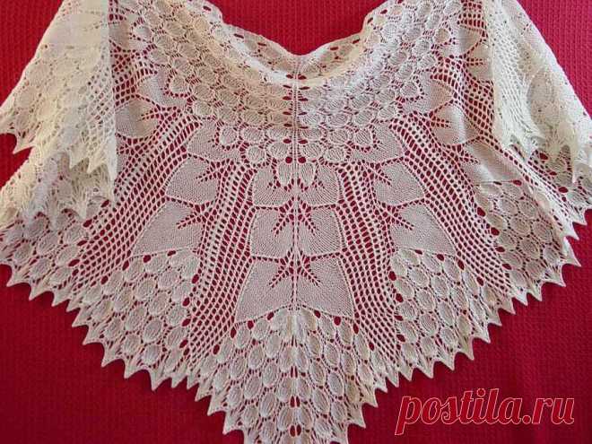 ШАЛЬ И САЛФЕТКА *ЯБЛОНЬКА* - ССЫЛКИ.