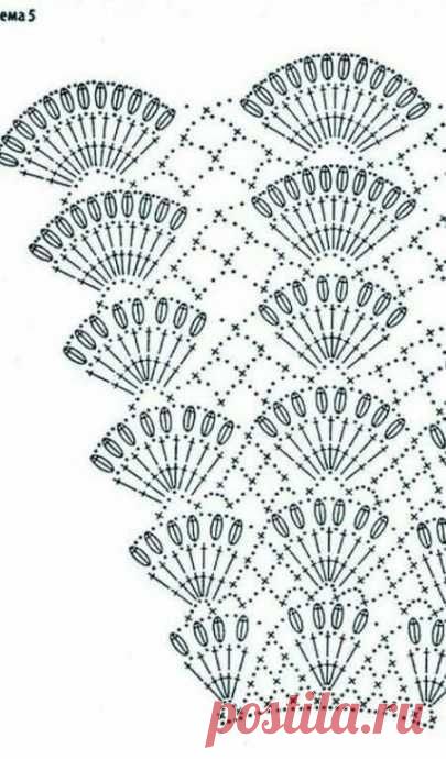 Подборка узоров крючком