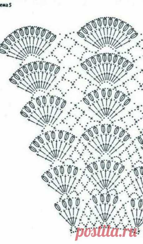 Подборка узоров крючком