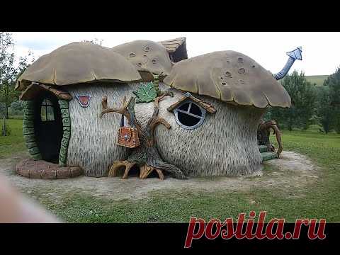 сказочные ДОМИКИ  из  арт  бетона,    декоративная  штукатурка.