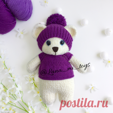 Бесплатный Мастер-класс &quot;Плюшевый мишка&quot; крючком - LanaMi toys