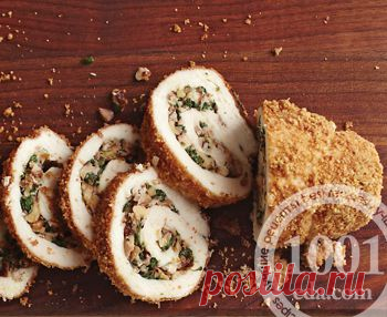 Как приготовить рулетики из курицы в микроволновке - Рулет