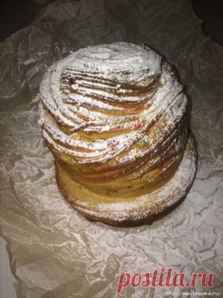 Кружевной Кулич