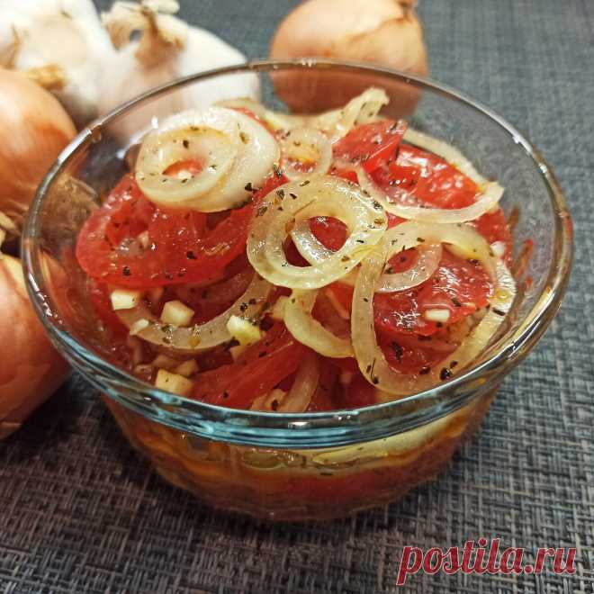 Закуска из помидоров. Делаю ее из самых дешевых, 