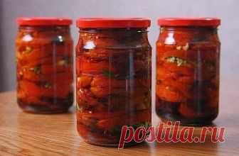 Помидоры по-корейски на зиму - этот рецепт стоит Вашего внимания! В этом году буду готовить больше!