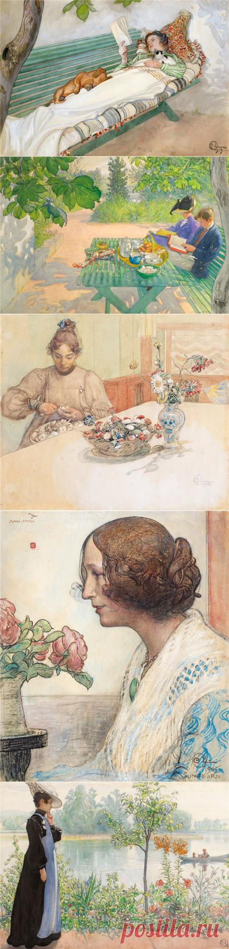 Дом под солнцем... Carl Larsson