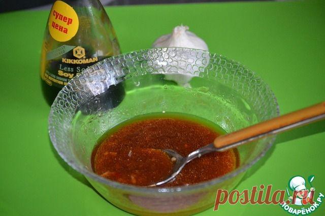 Необычные маринованные кольца кальмара