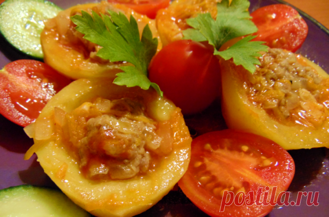 Фаршированная картошка - Простые рецепты Овкусе.ру