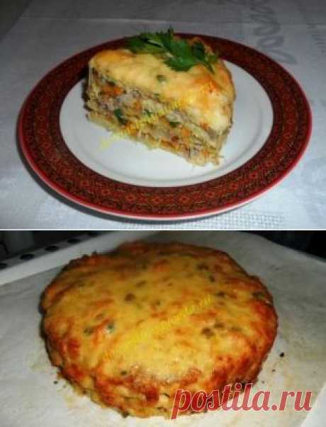 Капустный закусочный торт
