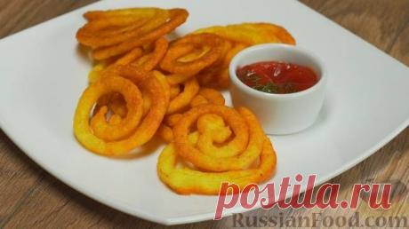 Рецепт: Чипсы-завитки (домашние снеки) на RussianFood.com