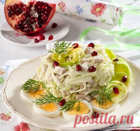 Легкие витаминные салаты: рецепты на Новый год