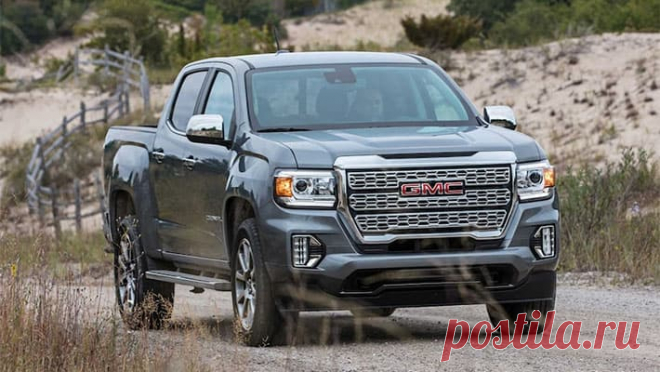 Обзор пикапов GMC Canyon Denali и Canyon AT4 2020-2021 года, фото, характеристики