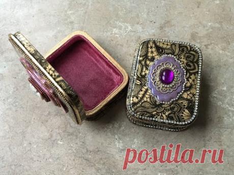 Вдохновляемся шедеврами К. Фаберже.  Табакерка.