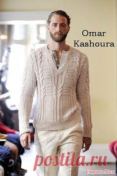 Пуловер-поло от Оmar Kashoura