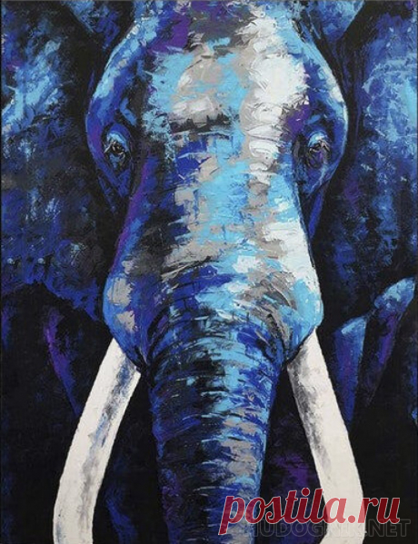 Картина Мамонт. Размеры: 40x60, Год: 2020, Цена: 34200 рублей Художник Шведова Екатерина