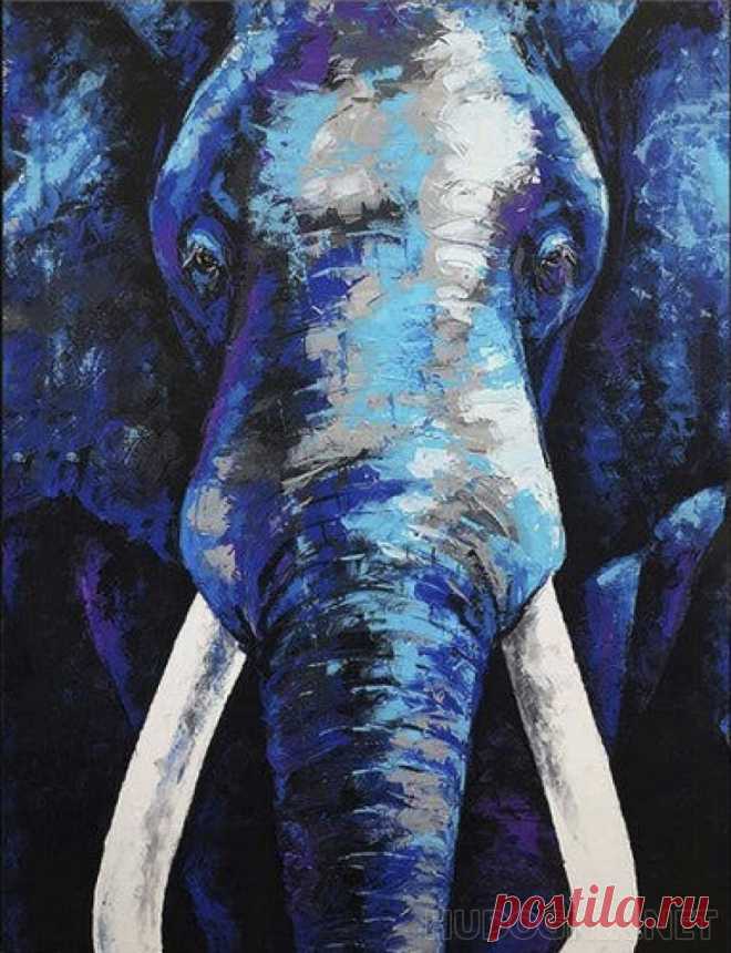 Картина Мамонт. Размеры: 40x60, Год: 2020, Цена: 34200 рублей Художник Шведова Екатерина