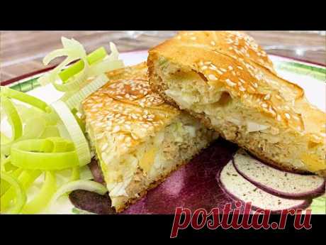 Заливной рыбный пирог из консервов | Кулинария