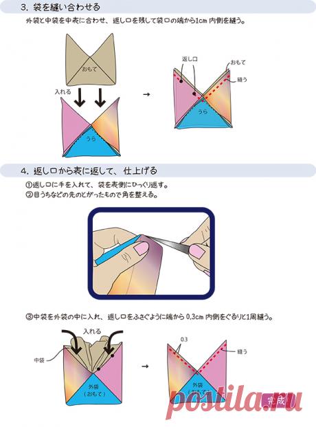 Cómo hacer una bolsa azuma que se pueda hacer fácilmente con una máquina de coser