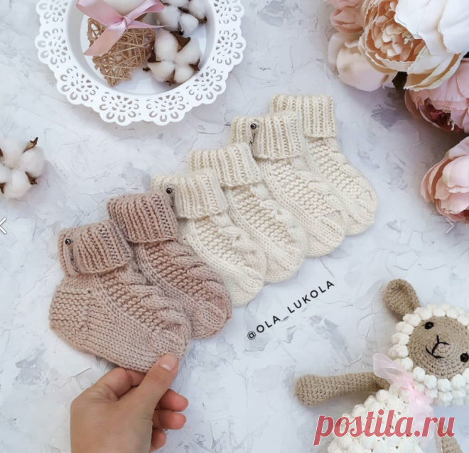 Детские носочки от ola_lukola.. | I love handmade