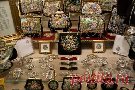 Старинная техника вышивки Petit Point (Пети Пуэнт).