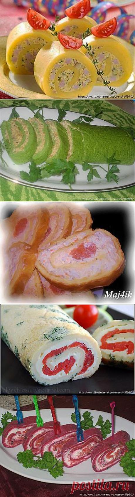 12РЕЦЕПТОВ ЗАКУСОЧНЫХ РУЛЕТОВ К НОВОГОДНЕМУ СТОЛУ.