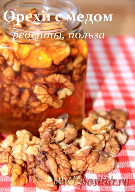 Орехи с медом, польза, рецепты, приготовление
