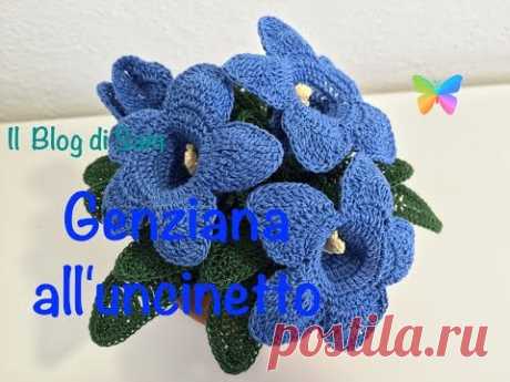 Spiegazione della Genziana all'uncinetto
