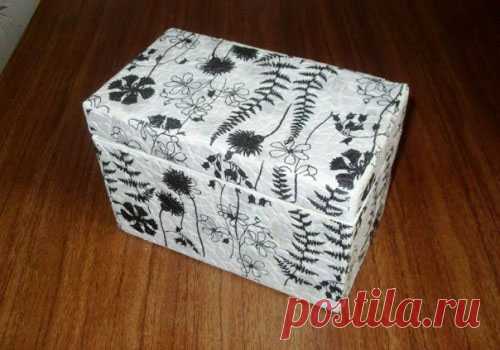 Шкатулка из яичной скорлупы