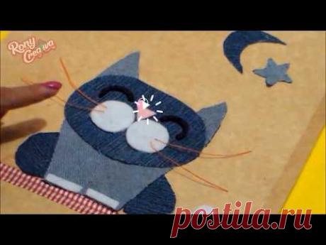 3 manualidades fáciles con jeans reciclados / Old Jeans Recycling DIY - Ronycreativa manualidades