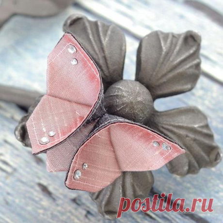 Бабочка из ткани. Мастеркласс по шитью / Цветы из ткани, крючком, своими руками, мастер классы. Канзаши / КлуКлу. Рукоделие - бисероплетение, квиллинг, вышивка крестом, вязание