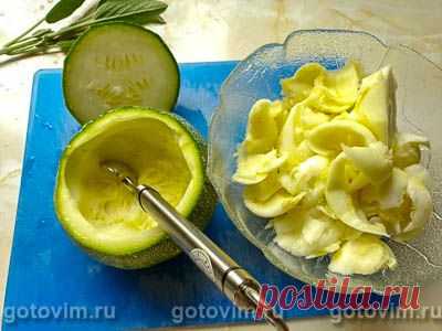 Кабачки «Ницца» запеченые с сыром Шевр и беконом. Рецепт с фото / Готовим.РУ