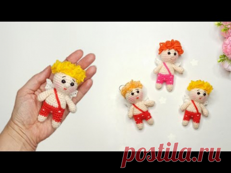 WOW ! Эта идея приносит доход💖Как вязать маленького АНГЕЛА крючком💖КУПИДОН амигуруми💖