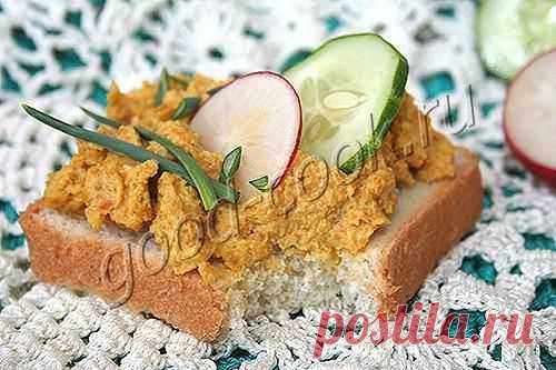 Хорошая кухня - яичный паштет с овощами. Кулинарная книга рецептов. Салаты, выпечка.